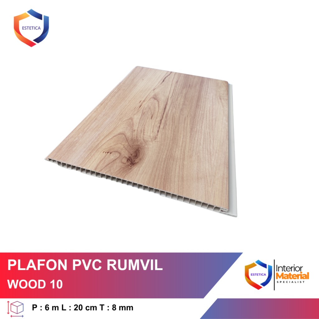 Plafon pvc motif kayu
